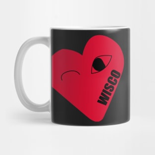 wisco heart Mug